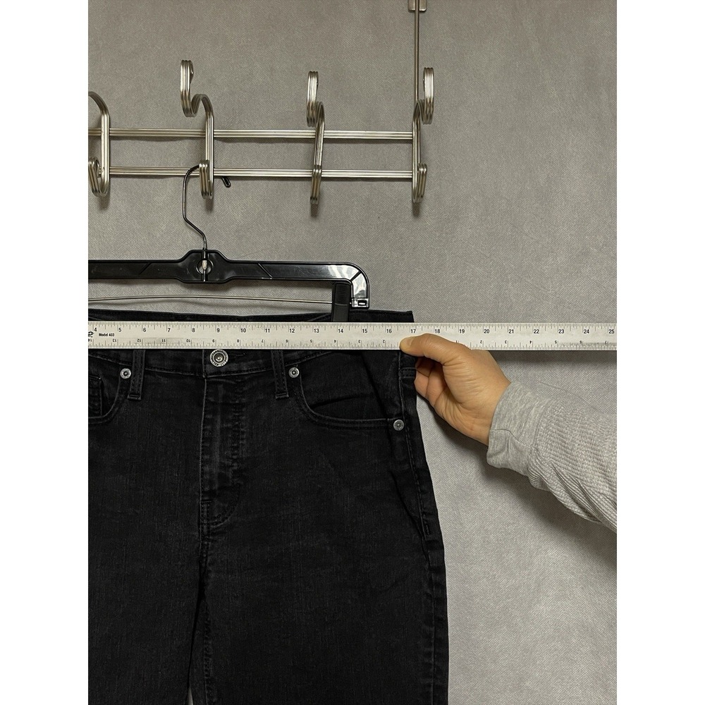 BKE Jeans Men 34x31 Black Dark Wash Jake Straight Preppy Buckle Stretch Preppy - Picture 3 of 11
